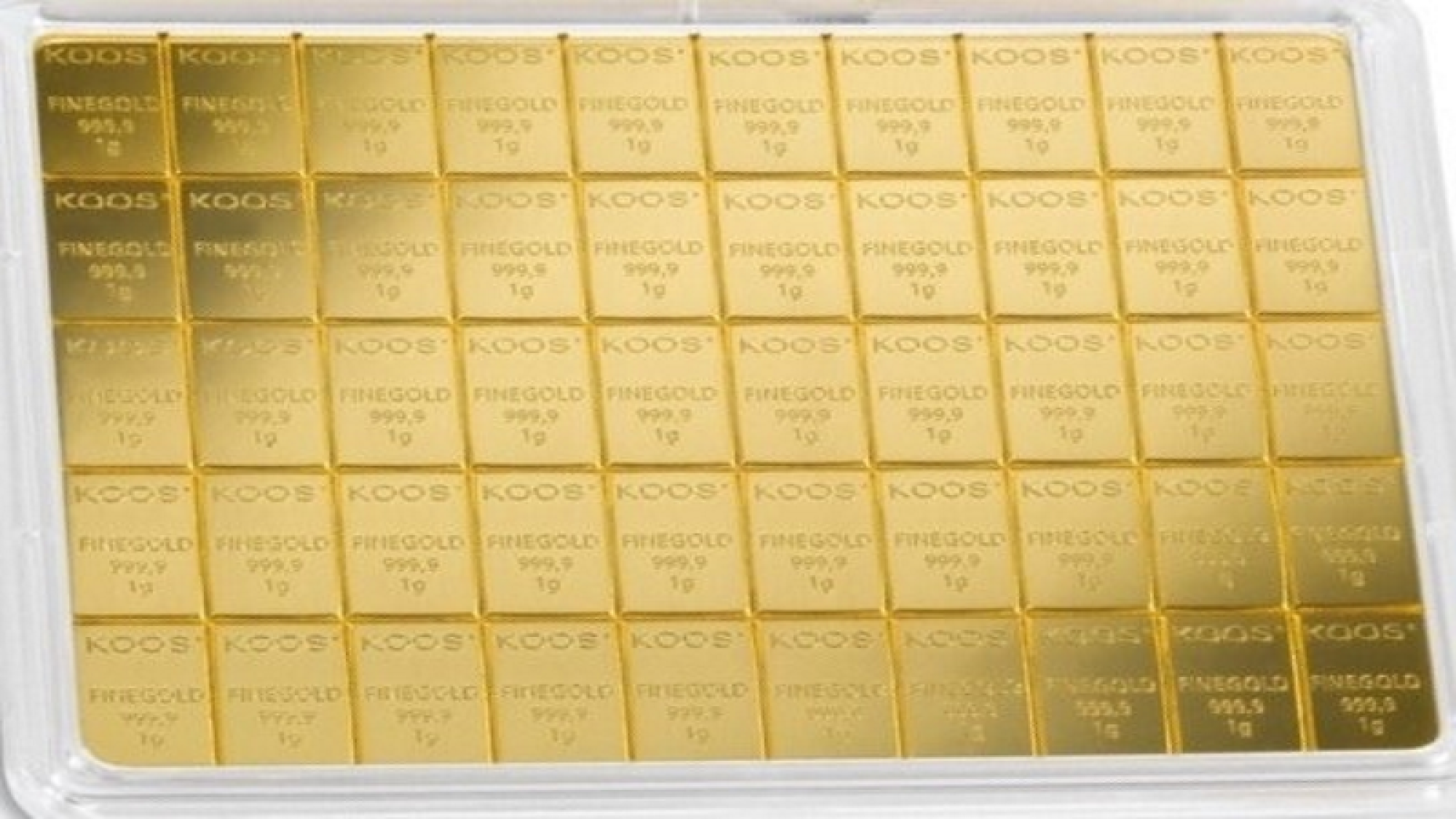 Feingoldbarren 50 Gramm